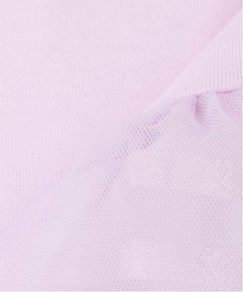 mezzo piano / メゾピアノ ミニ丈・ひざ丈ワンピース | シャーベット刺しゅう　ドッキングワンピース | 詳細9