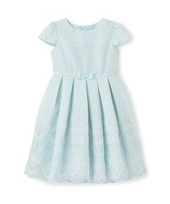 mezzo piano / メゾピアノ ミニ丈・ひざ丈ワンピース | オーガンジーリボン刺しゅうドレス