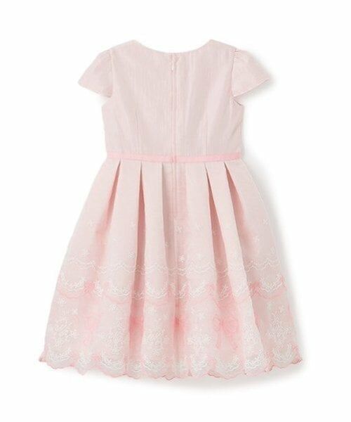 mezzo piano / メゾピアノ ミニ丈・ひざ丈ワンピース | オーガンジーリボン刺しゅうドレス | 詳細2