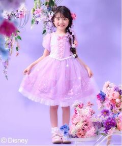 mezzo piano / メゾピアノ ミニ丈・ひざ丈ワンピース | 【ラプンツェル】ドッキングワンピース