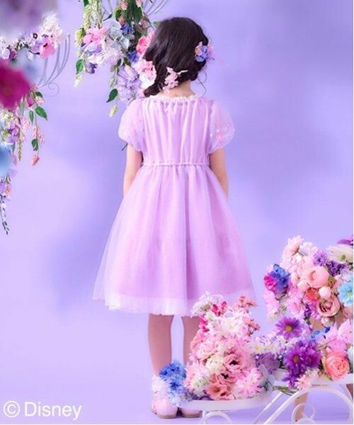 mezzo piano / メゾピアノ ミニ丈・ひざ丈ワンピース | 【ラプンツェル】ドッキングワンピース | 詳細17