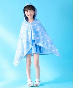 mezzo piano / メゾピアノ 水着・スイムグッズ | シェル柄　速乾タオルポンチョ