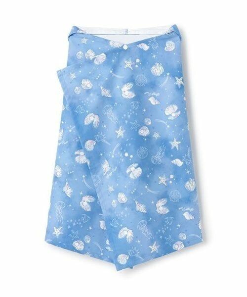 mezzo piano / メゾピアノ 水着・スイムグッズ | シェル柄　速乾タオルポンチョ | 詳細1