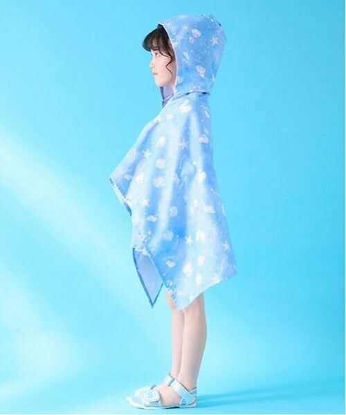 mezzo piano / メゾピアノ 水着・スイムグッズ | シェル柄　速乾タオルポンチョ | 詳細10