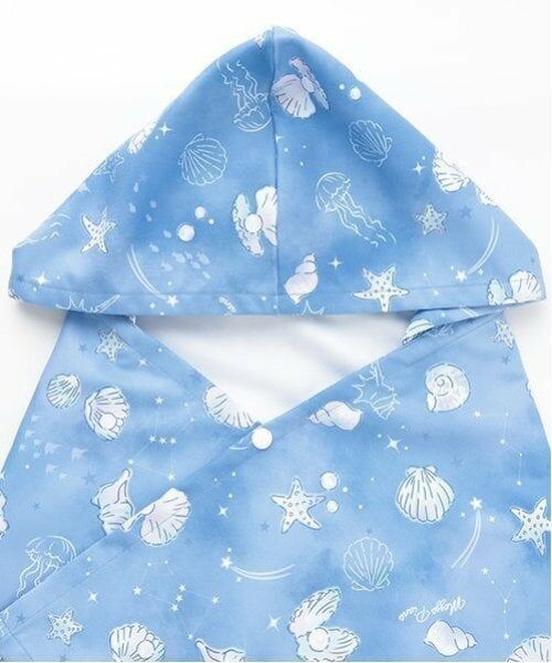 mezzo piano / メゾピアノ 水着・スイムグッズ | シェル柄　速乾タオルポンチョ | 詳細3