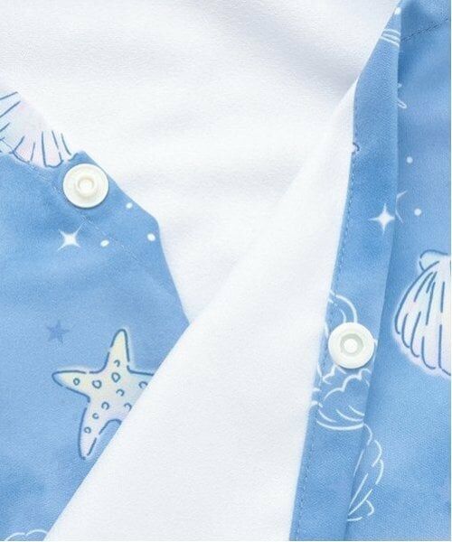 mezzo piano / メゾピアノ 水着・スイムグッズ | シェル柄　速乾タオルポンチョ | 詳細4