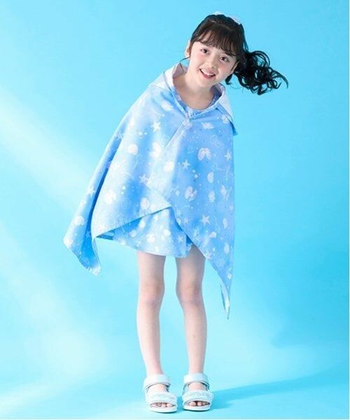 mezzo piano / メゾピアノ 水着・スイムグッズ | シェル柄　速乾タオルポンチョ | 詳細9