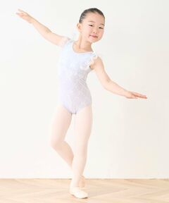 mezzo piano / メゾピアノ その他インナー・ルームウェア | 【バレエ】リボンジャガード柄　レオタード