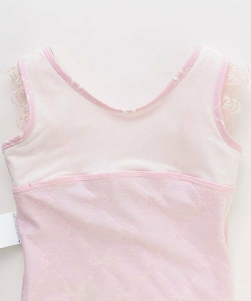 mezzo piano / メゾピアノ その他インナー・ルームウェア | 【バレエ】リボンジャガード柄　レオタード | 詳細4