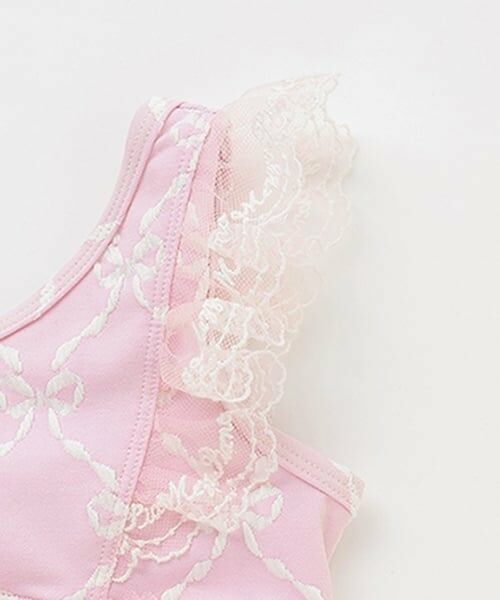 mezzo piano / メゾピアノ その他インナー・ルームウェア | 【バレエ】リボンジャガード柄　レオタード | 詳細5