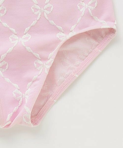 mezzo piano / メゾピアノ その他インナー・ルームウェア | 【バレエ】リボンジャガード柄　レオタード | 詳細6