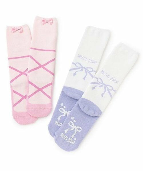 mezzo piano / メゾピアノ ソックス | 【バレエ】トゥシューズ風オーバーソックス | 詳細8