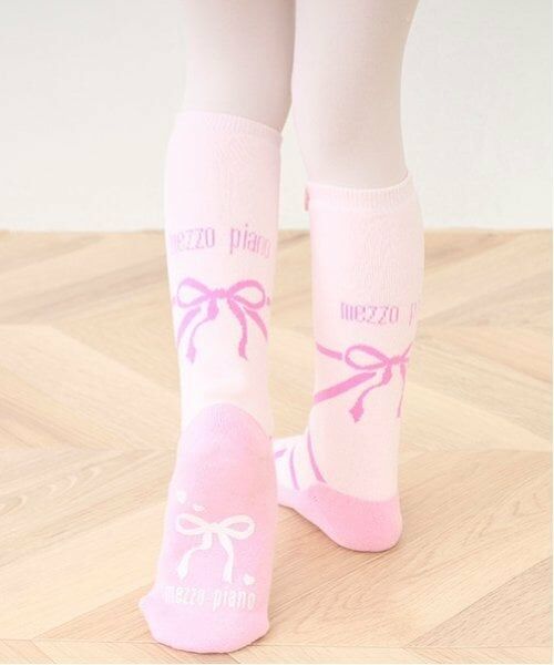 mezzo piano / メゾピアノ ソックス | 【バレエ】トゥシューズ風オーバーソックス | 詳細9
