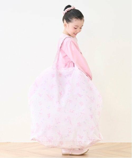 mezzo piano / メゾピアノ トートバッグ | 【バレエ】総柄ポケッタブル衣装バッグ | 詳細10