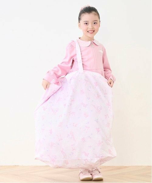 mezzo piano / メゾピアノ トートバッグ | 【バレエ】総柄ポケッタブル衣装バッグ（ライト ピンク）