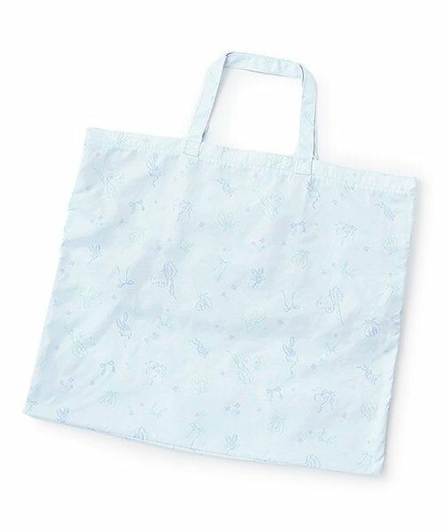 mezzo piano / メゾピアノ トートバッグ | 【バレエ】総柄ポケッタブル衣装バッグ（ライト ブルー）