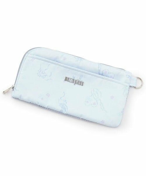 mezzo piano / メゾピアノ ポーチ | 【バレエ】総柄シューズポーチ（ライト ブルー）