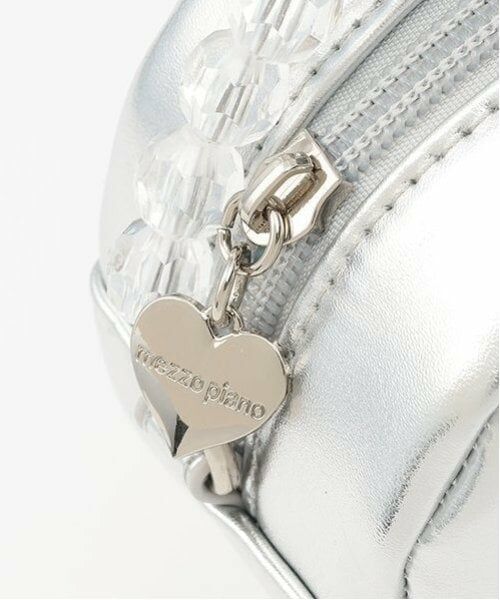 mezzo piano / メゾピアノ ショルダーバッグ | ハート型クリアラメ　ショルダーバッグ | 詳細5