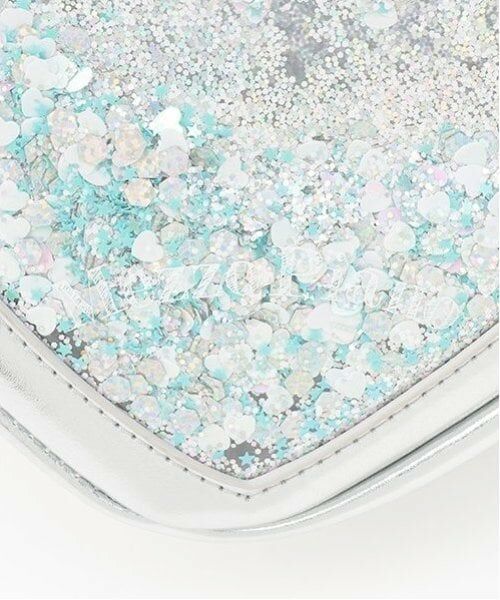 mezzo piano / メゾピアノ ショルダーバッグ | ハート型クリアラメ　ショルダーバッグ | 詳細6