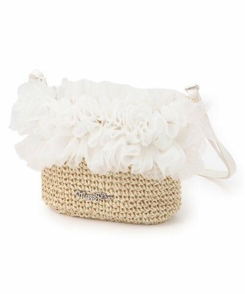 mezzo piano / メゾピアノ ショルダーバッグ | フリル　かご風ポシェット | 詳細1