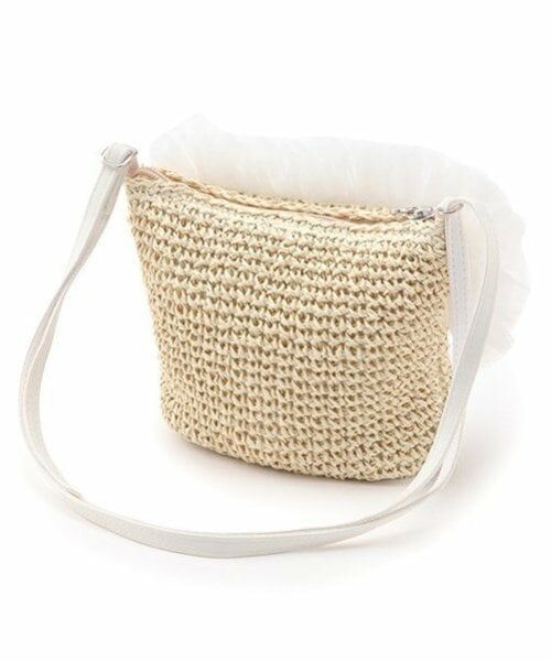 mezzo piano / メゾピアノ ショルダーバッグ | フリル　かご風ポシェット | 詳細2