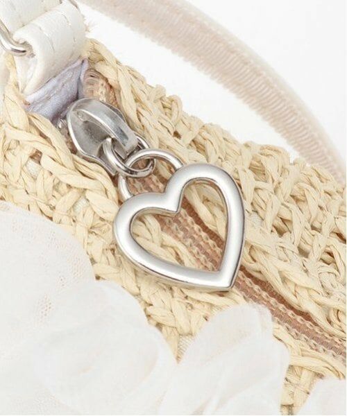 mezzo piano / メゾピアノ ショルダーバッグ | フリル　かご風ポシェット | 詳細3