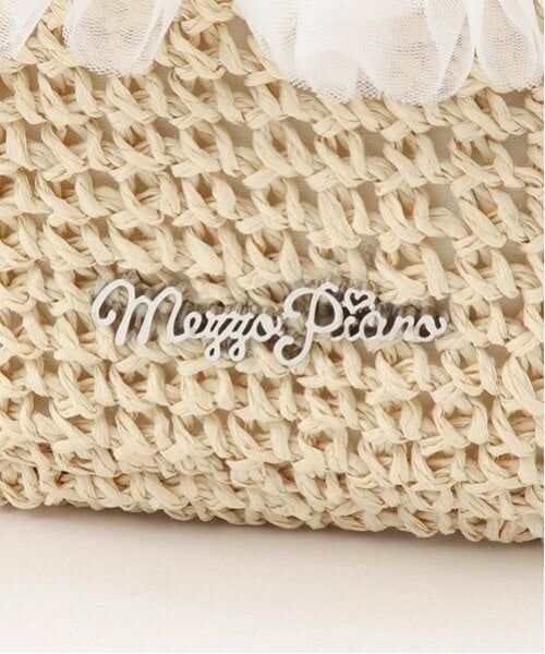 mezzo piano / メゾピアノ ショルダーバッグ | フリル　かご風ポシェット | 詳細5