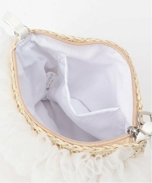 mezzo piano / メゾピアノ ショルダーバッグ | フリル　かご風ポシェット | 詳細6