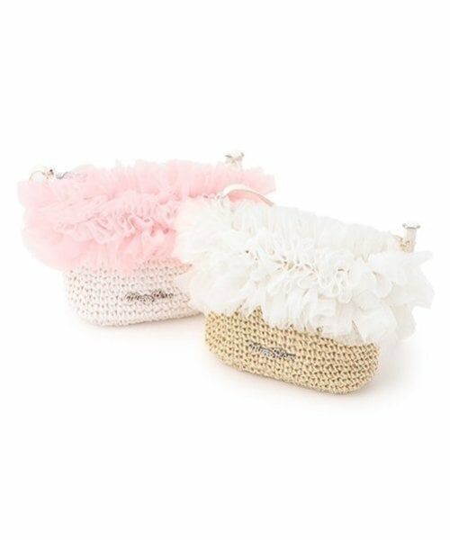 mezzo piano / メゾピアノ ショルダーバッグ | フリル　かご風ポシェット | 詳細7