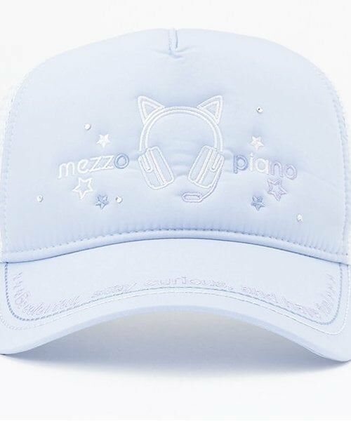 mezzo piano / メゾピアノ キャップ | ロゴ刺しゅう　メッシュキャップ | 詳細3