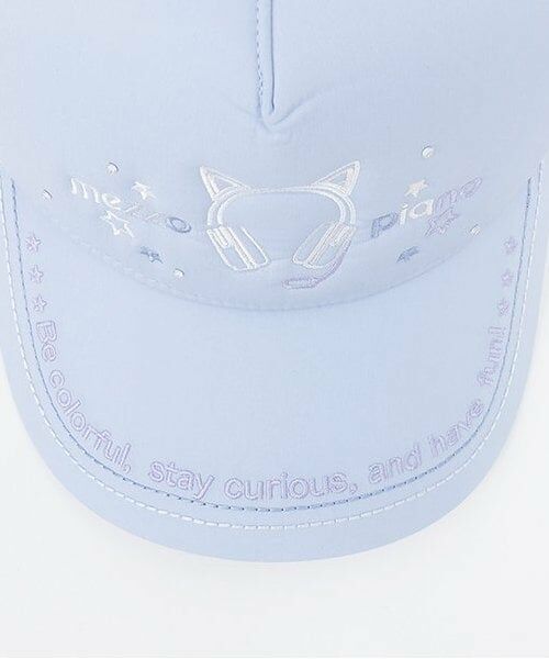 mezzo piano / メゾピアノ キャップ | ロゴ刺しゅう　メッシュキャップ | 詳細5