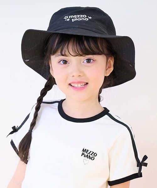 mezzo piano / メゾピアノ ハット | 星ロゴ・グラデーション柄　サファリハット | 詳細17