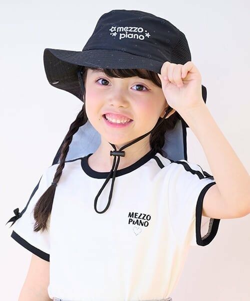 mezzo piano / メゾピアノ ハット | 星ロゴ・グラデーション柄　サファリハット | 詳細18