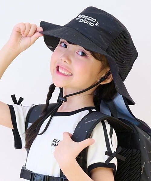 mezzo piano / メゾピアノ ハット | 星ロゴ・グラデーション柄　サファリハット | 詳細19