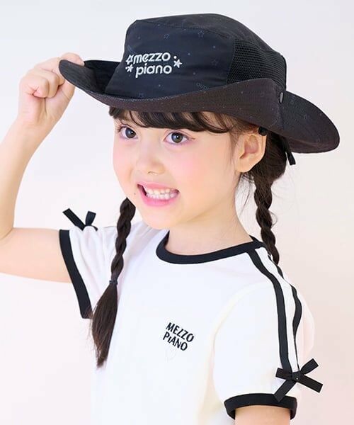 mezzo piano / メゾピアノ ハット | 星ロゴ・グラデーション柄　サファリハット | 詳細20