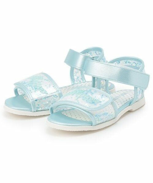 mezzo piano / メゾピアノ サンダル | クリアラメ　サンダル（サックス）