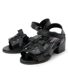 mezzo piano / メゾピアノ サンダル | レースアップ　ヒールサンダル