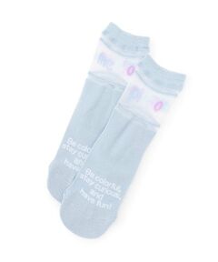 mezzo piano / メゾピアノ ソックス | 透けロゴ　ソックス