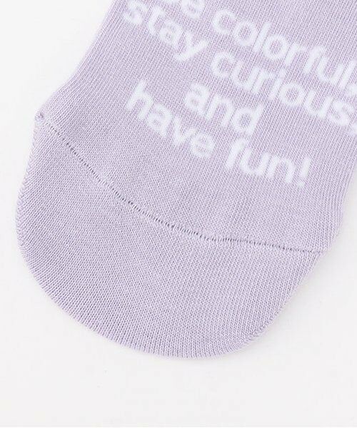 mezzo piano / メゾピアノ ソックス | 透けロゴ　ソックス | 詳細4