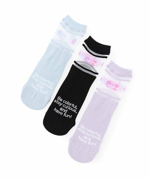 mezzo piano / メゾピアノ ソックス | 透けロゴ　ソックス | 詳細6