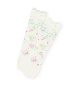 mezzo piano / メゾピアノ ソックス | シャーベット柄　クルーソックス