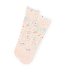 mezzo piano / メゾピアノ ソックス | シャーベット柄　クルーソックス