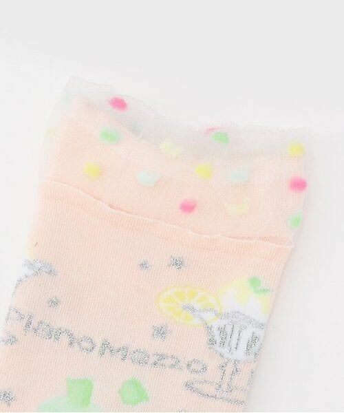 mezzo piano / メゾピアノ ソックス | シャーベット柄　クルーソックス | 詳細1