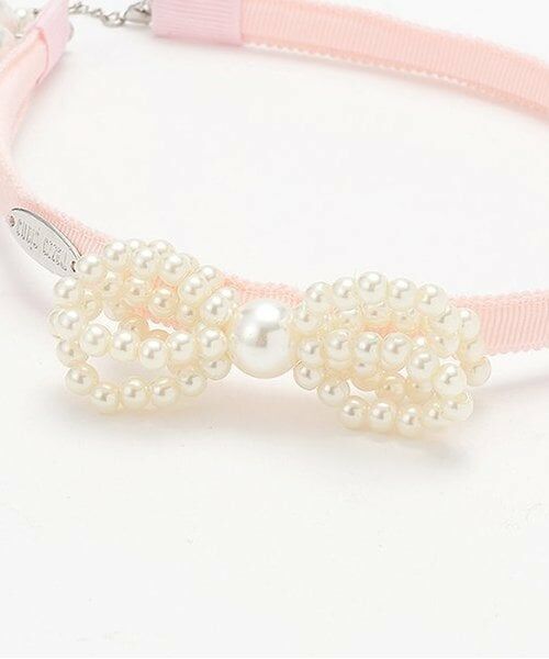 mezzo piano / メゾピアノ カチューシャ・カチューム・その他 | チャームつき　パールリボンカチューシャ | 詳細1