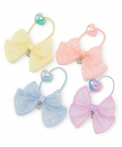 mezzo piano / メゾピアノ ヘアゴム・シュシュ | キラキラリボン　ヘアポニー | 詳細5