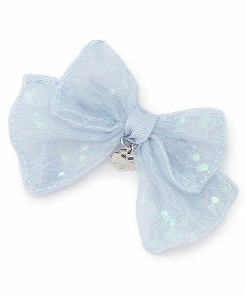 mezzo piano / メゾピアノ ヘアピン | キラキラリボン　ヘアクリップ（サックス）