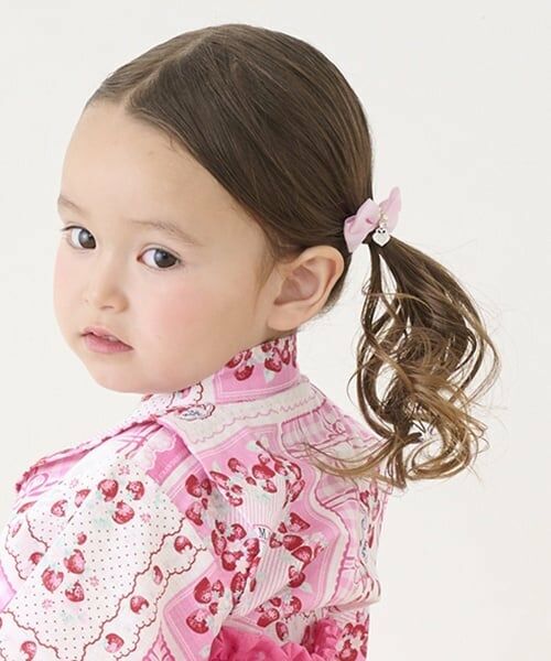 mezzo piano / メゾピアノ ヘアピン | ミニリボン　ヘアクリップ2個セット | 詳細7