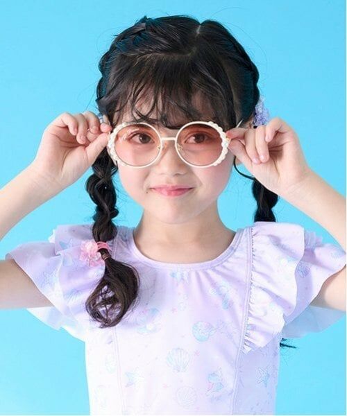 mezzo piano / メゾピアノ サングラス・メガネ | ファッション用グラス（オフ ホワイト）