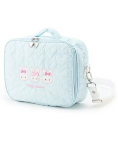 mezzo piano / メゾピアノ ベビー・キッズグッズ | ウサギアップリケ　ショルダーつきオムツポーチ