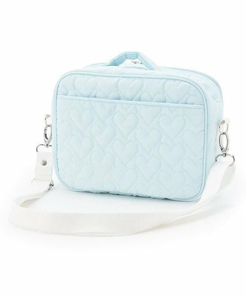 mezzo piano / メゾピアノ ベビー・キッズグッズ | ウサギアップリケ　ショルダーつきオムツポーチ | 詳細1